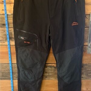 Women’s Black WEI-TEX Outdoorsport Fleece-Lined Snow Pants – Size XL